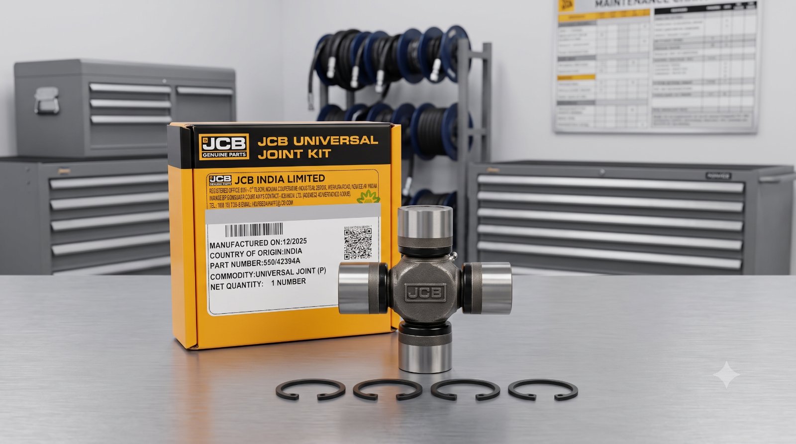 JCB Universal Joint (cross) supplied by Jai Durga Enterprises Chandigarh